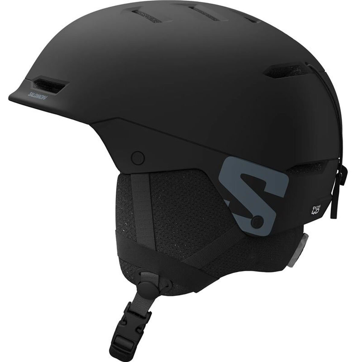 Ski Helmet Salomon Husk Jr Black Children's Unisex