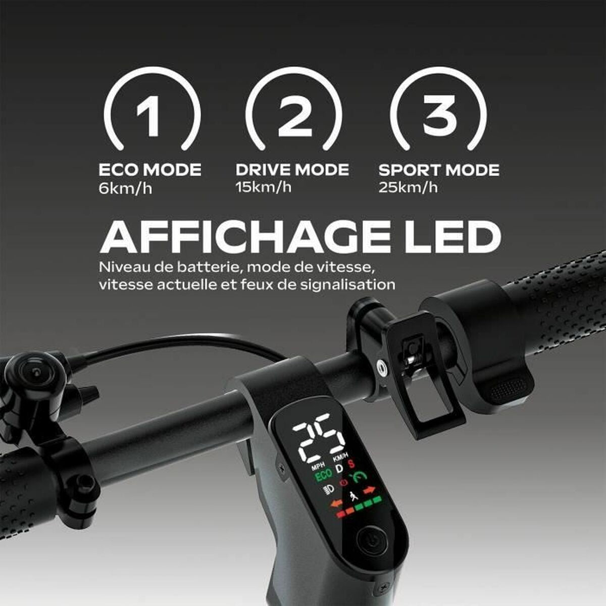 Ezway Electric Scooter Ezway Black 450 W 25 Km/H