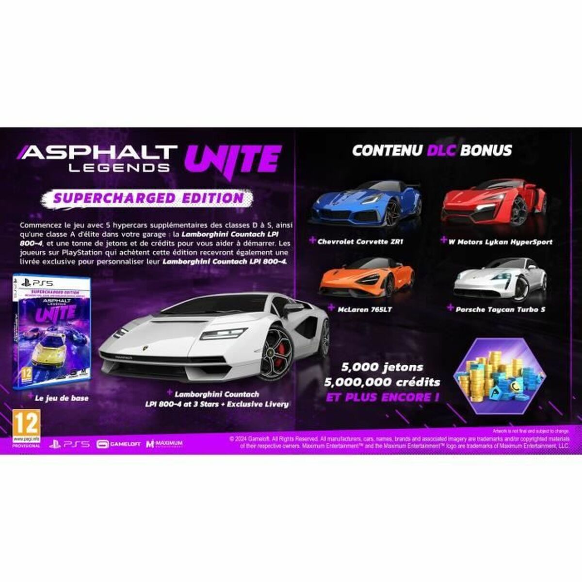 Just For Games Playstation 5 Video Game Just For Games Asphalt Legends Unite Supercharged Edition