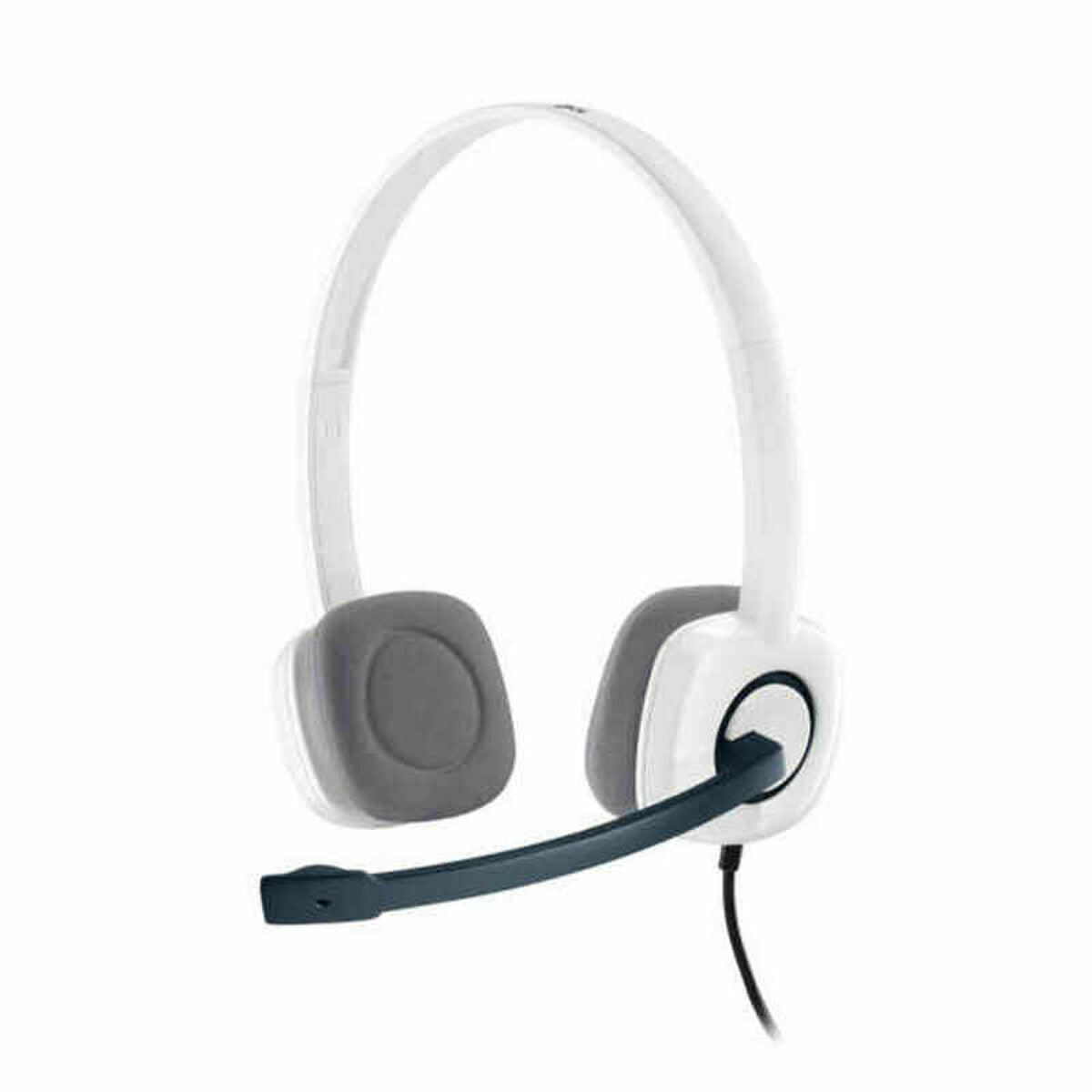 Logitech Headphones With Microphone Logitech White