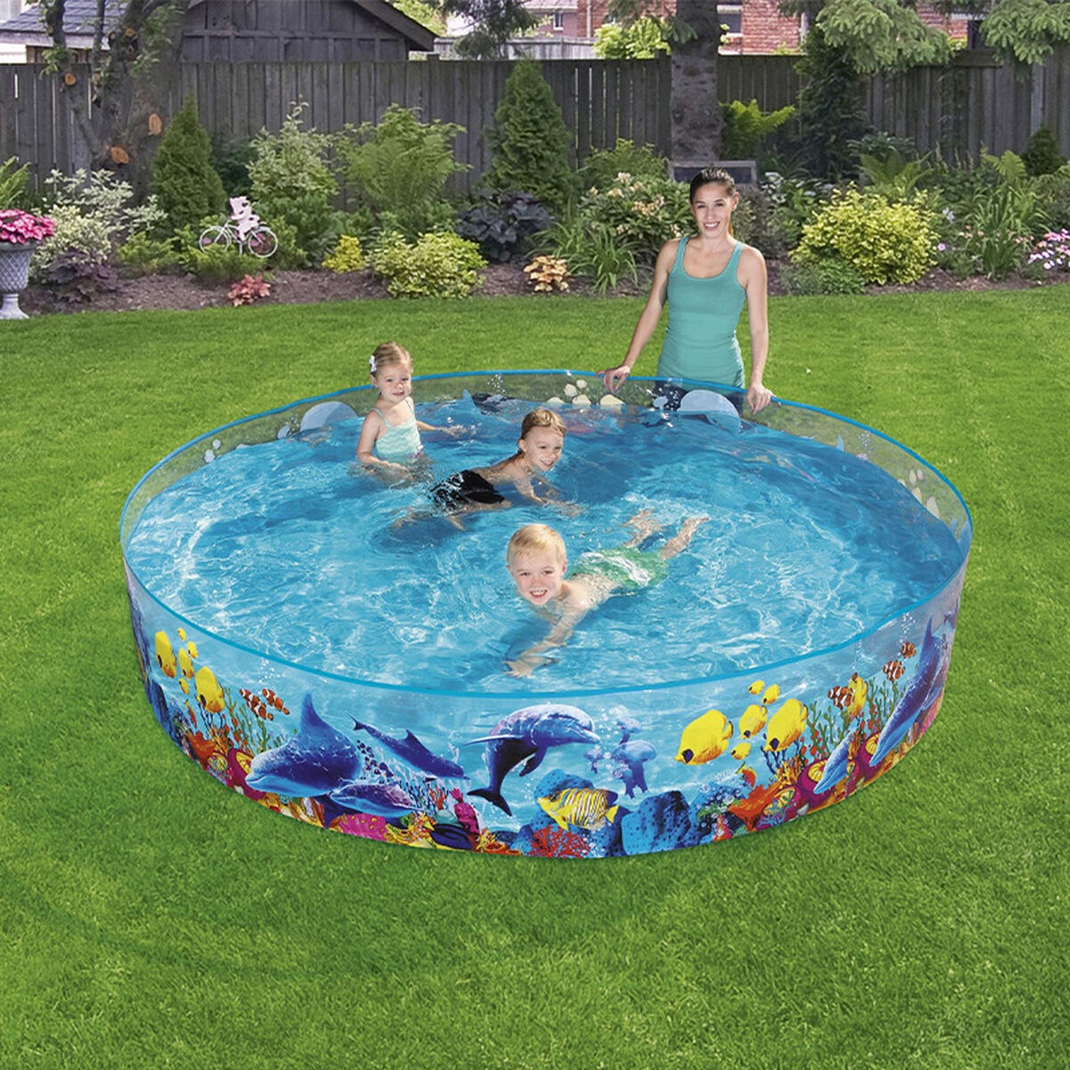 Bestway Inflatable Paddling Pool For Children Bestway Navy 244 X 46 Cm