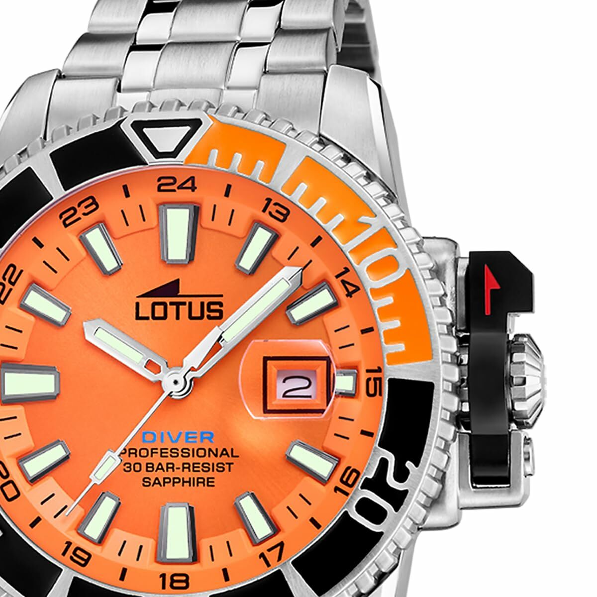 Lotus Men's Watch Lotus 18938/2 Orange Silver