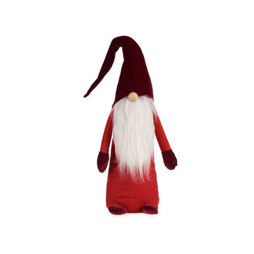 Decorative Figure Krist+ White Red Gnome 20 x 100 x 25 cm