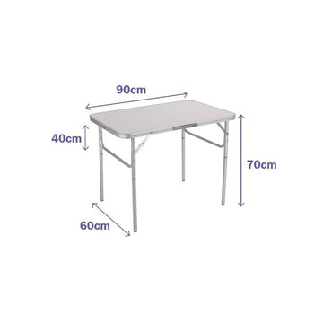Folding Table Marbueno White 90 x 70 x 60 cm