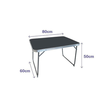 Folding Table Marbueno Grey 80 x 60 x 50 cm
