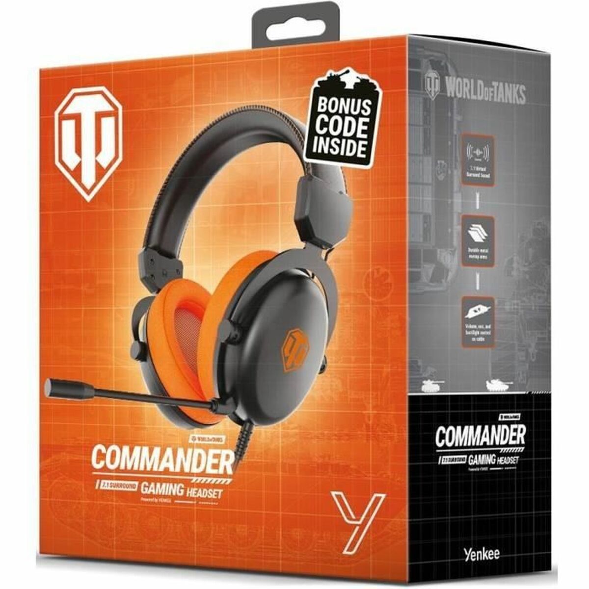 Yenkee Headphones Yenkee Commander Yhp Wt300 Black Noir