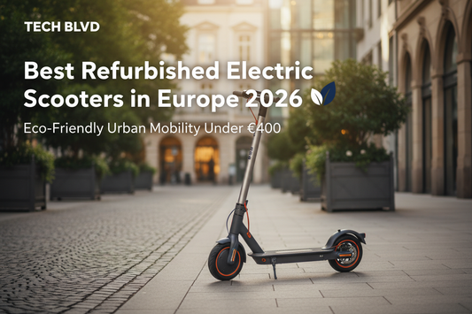 Best Refurbished Electric Scooters in Europe 2026 – Eco-Friendly Urban Mobility Under €400