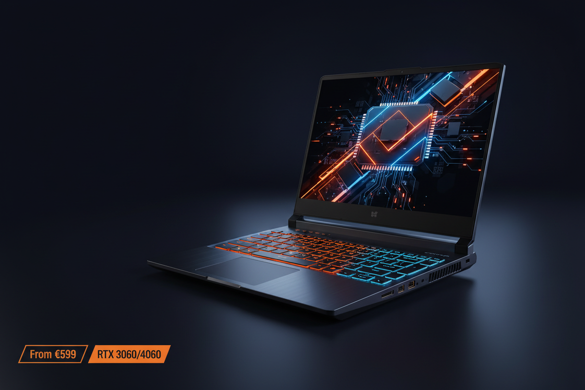 Portátiles Gaming Reacondicionados con RTX 3060/4060: Rendimiento TOP desde €599