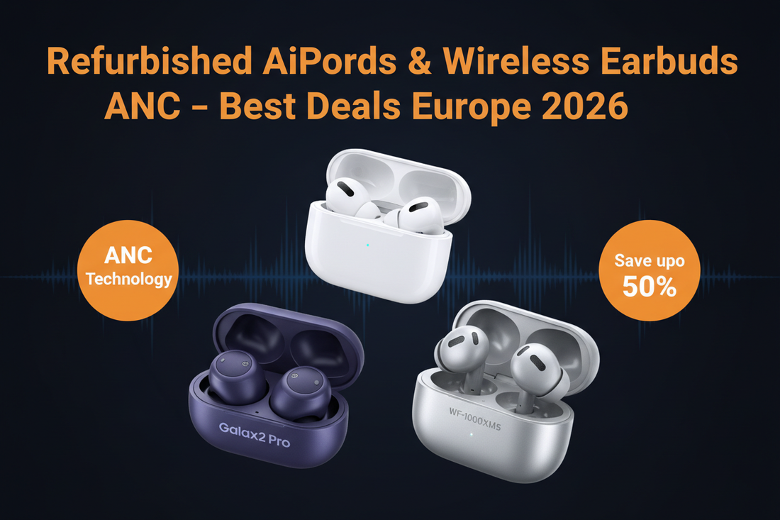 Refurbished AirPods & Wireless Earbuds in Europe 2026 – Apple, Samsung & Sony ANC Deals