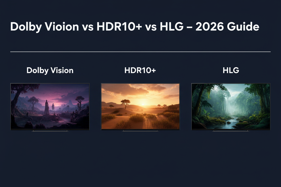 Smart TV HDR Formats 2026 – Dolby Vision vs HDR10+ vs HLG Complete Guide for Europe