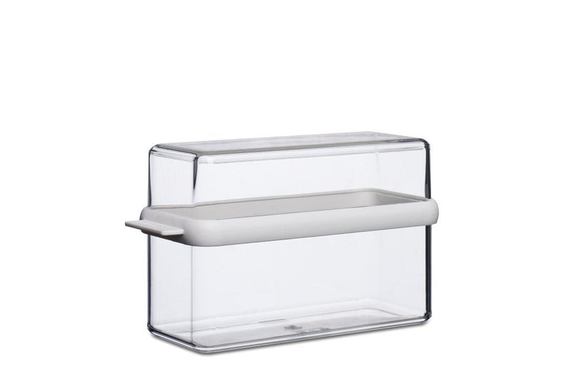 Rosti Mepal 106719030600 Recipiente Almacenar Comida Rectangular Box 1,6 L Transparent White