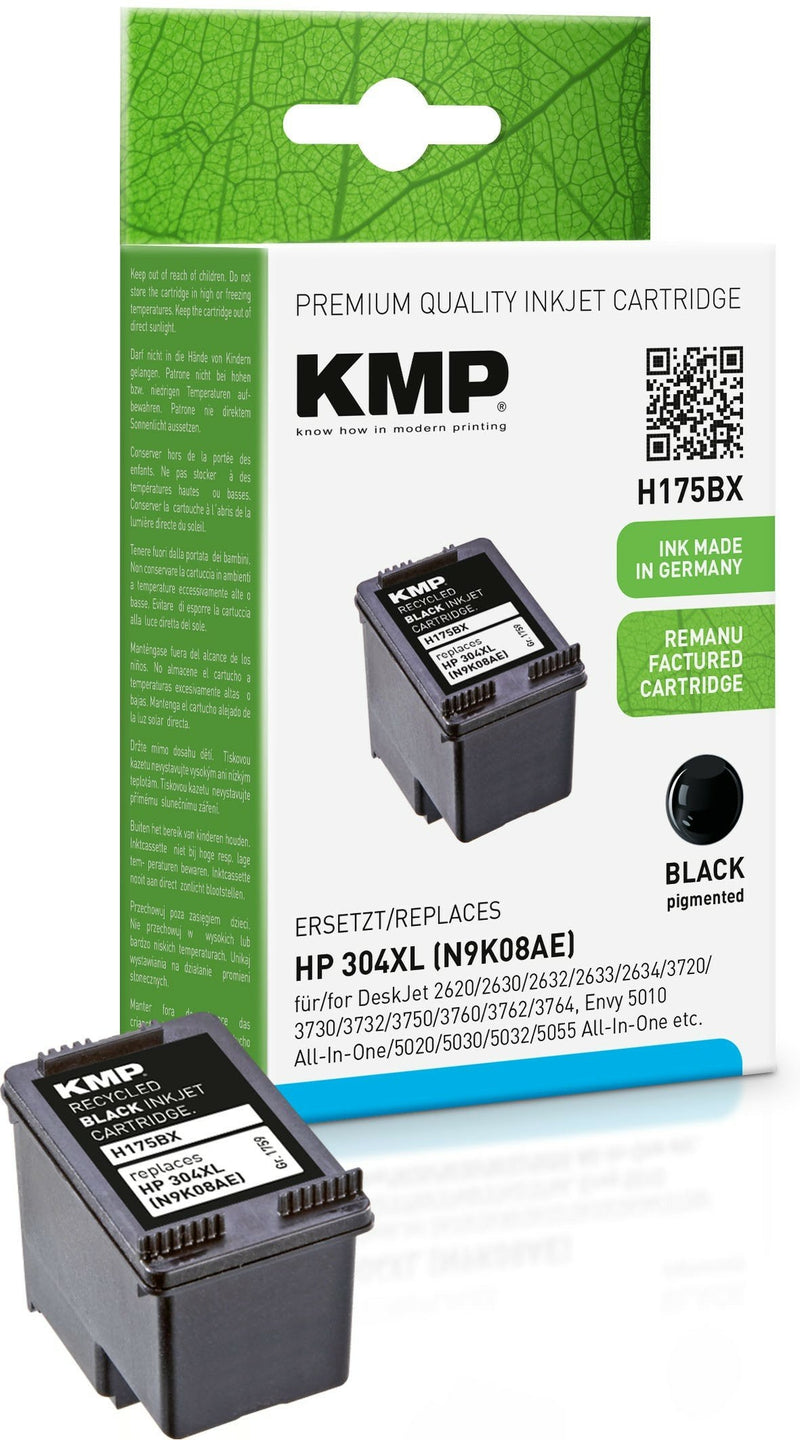 Kmp Ink Compatible HP 304 XL Black H175BX N9K08AE