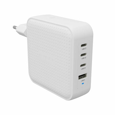 Hyperâ® Hyperjuiceâ® 100W USB-C GaN Travel Charger (3C + 1A) - White — image 1