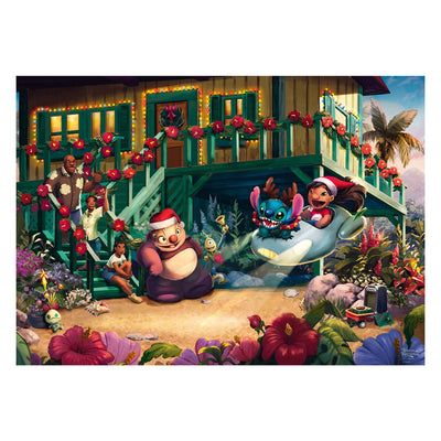 Schmidt Spiele Thomas Kinkade Studios: Disney - Lilo And Stitch Aloha Christmas (1000 Teile) 58049 — image 1