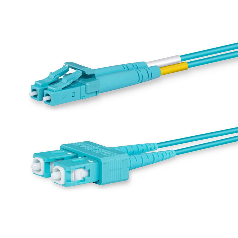 Lanview LVO231480 Cable Fibre Optic 10M 2X Lc 2X Sc OM3 Colour Aguamarina