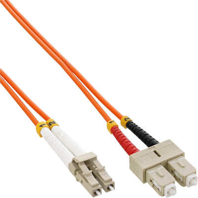 Inline Cable Duplex Fibre Optic Lc/Sc 50/125?M OM2 5M — image 1