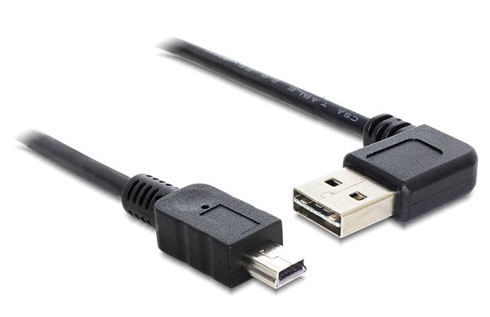 Delock Cable Easy-usb 2.0A Male Ángulo USB 2.0 Type Mini-b Male 3M