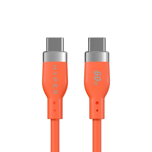 Hyperjuice Flex USB-C Silicone Charging Cable - Orange — image 1