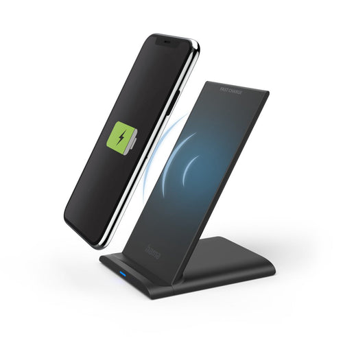 Hama Charger Wireless 00201684 Qi 10W Funcion Stand Colour Black — image 1