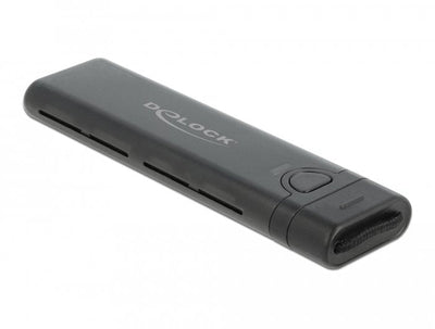 Delock External Enclosure SSD Combo M.2 NVMe PCIE Or SATA SSD - — image 1