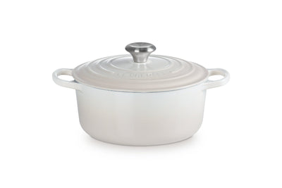 Le Creuset Signature Roaster Round 24CM Meringue (21177247164430) — image 1