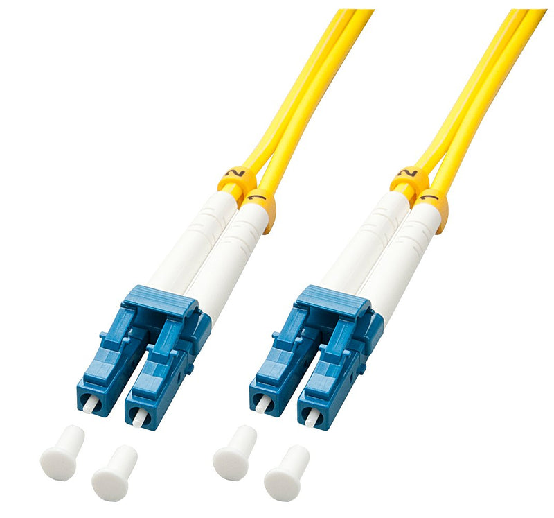 Lindy 47454 Cable Fibre Optic 10M Lc OS2 Yellow