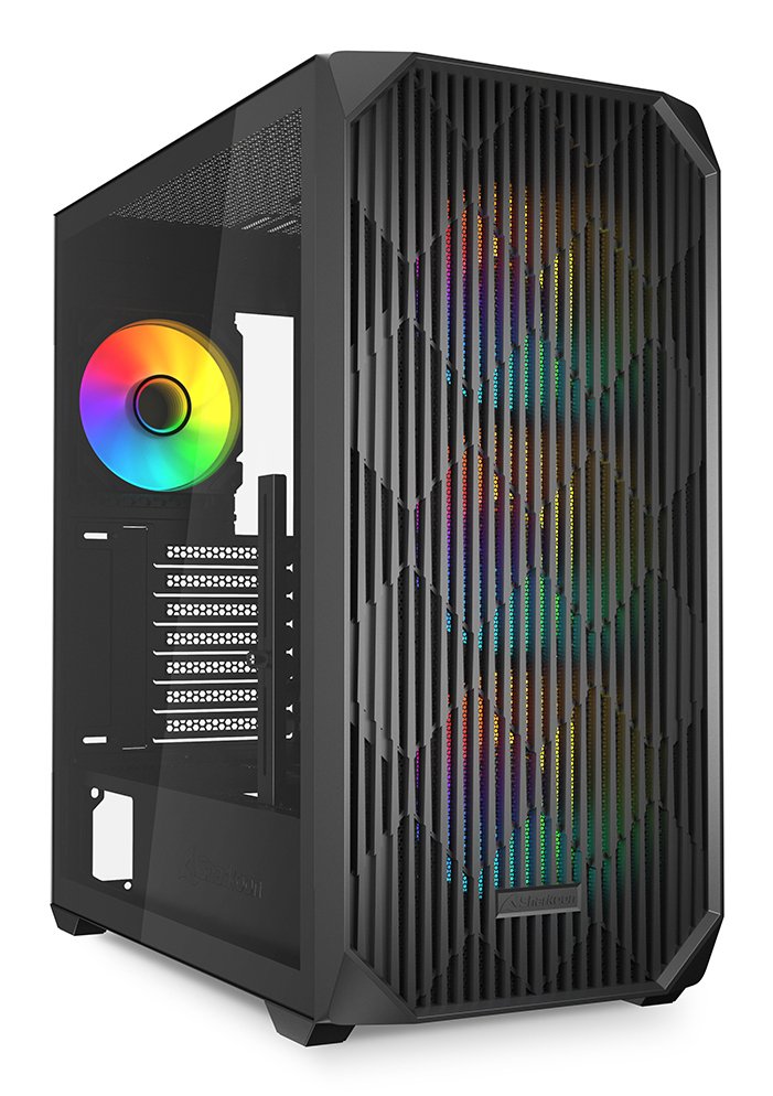 Sharkoon PC Case AK3 RGB Black Glass Tempered 4044951041640
