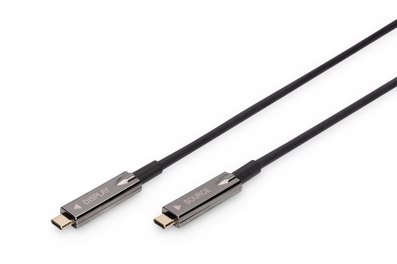 Digitus USB-C Aoc Av-anschlussk. 10M 4K Hybrid Glasfaser