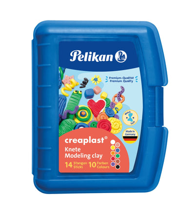 Pelikan Arcilla Kids Creaplast® 10 Colours Case Blue 240G — image 1
