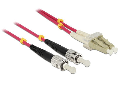 Delock Cable Fibre Optic Lwl Lc - M 2.00M Multimode Duplex OM4 — image 1
