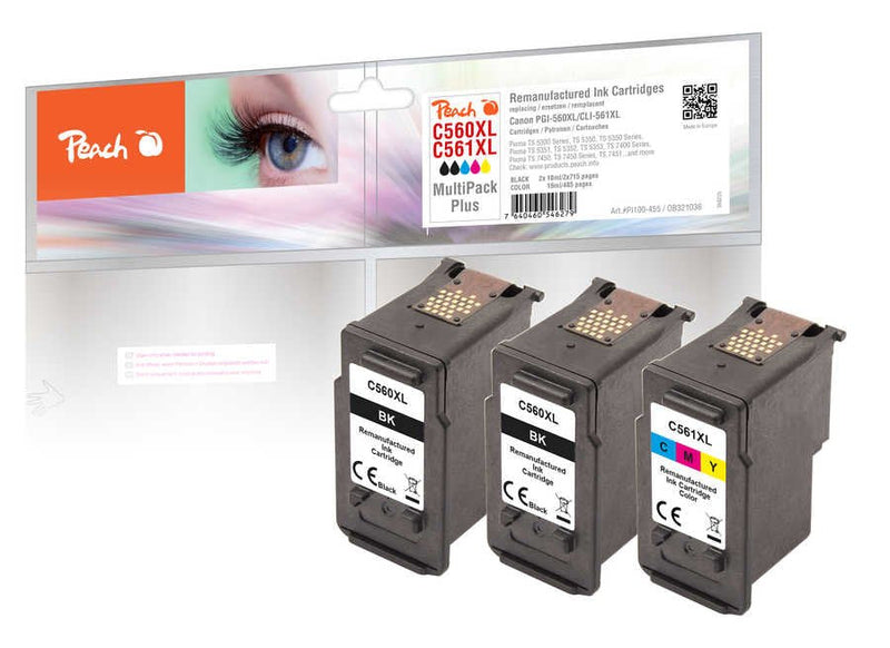 Peach Cartridge Canon PG-560 CL-561XL Multipackplus Remanufacturado