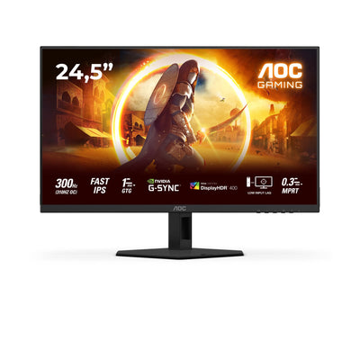 AOC Monitor G4 25G4SRE 24.5 1920 X 1080 Pixels Full HD LED Black Red — image 1