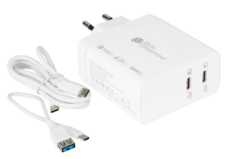 Buenas Conexiones Fast Charger USB 140W, White