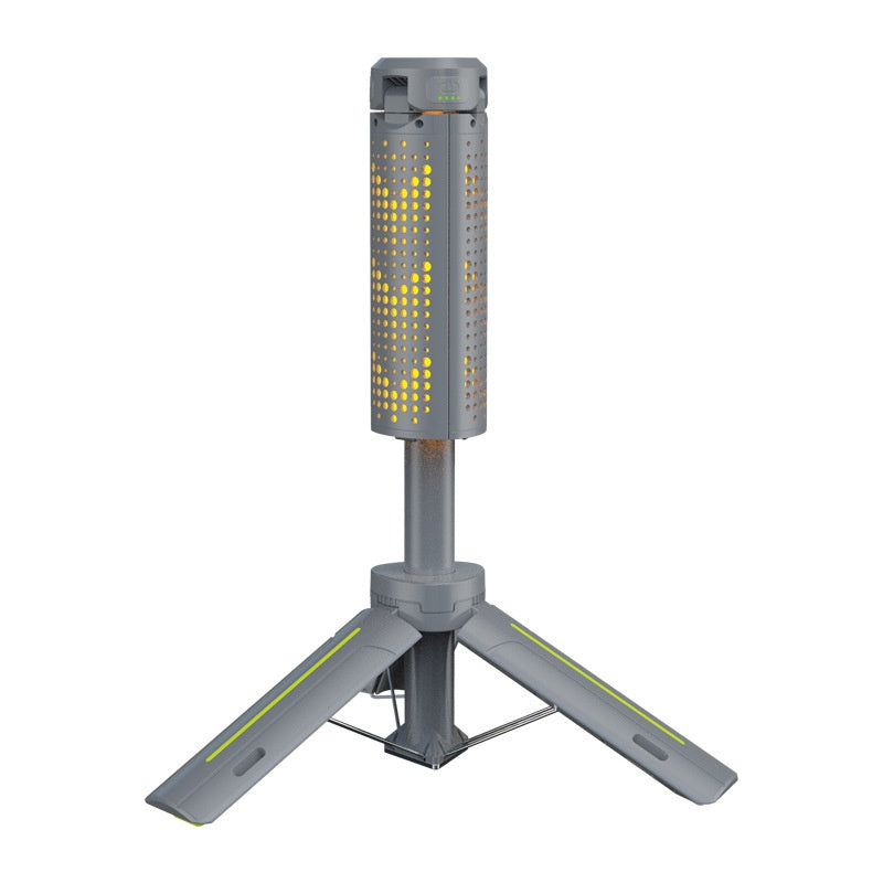 Multifunctional Rechargeable Three-leaf Bracket Camping Lantern