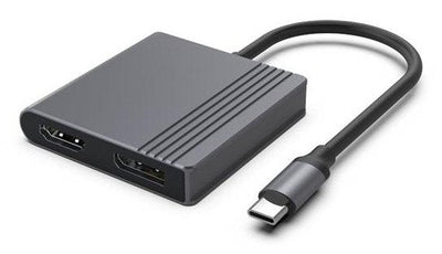 Gembird USB-C To HDMI + DP Adapter 4K 60HZ Black — image 1