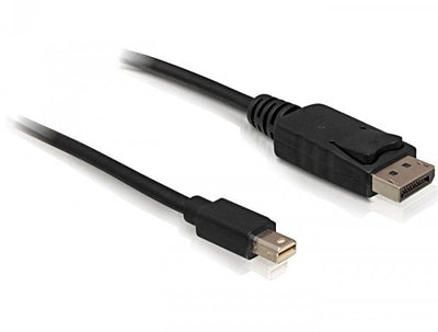 Delock Cable Mini DP - DP 4K 1M M/M Black 4K 60HZ — image 1