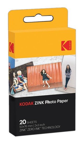 Kodak Paper Fotográfico Camera Printomatic And Step Touch Zink 2'X3' 20G 20 Hojas