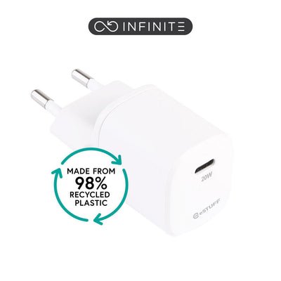Estuff ES637025-BULK Charger Dispositivo Mobile Phone Smartphone White Power Alterna Charging Fast Indoor — image 1