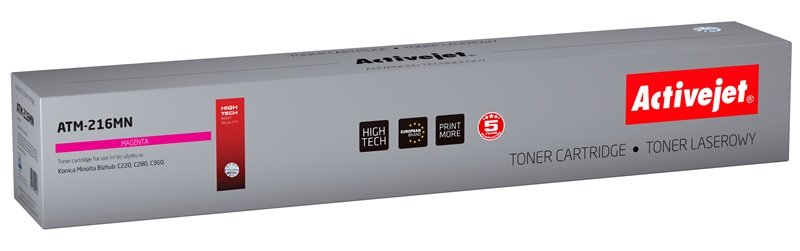 Activejet Cartridge Toner ATM-216MN (reemplazo Konica Minolta TN216M Supreme 26000 Páginas Red