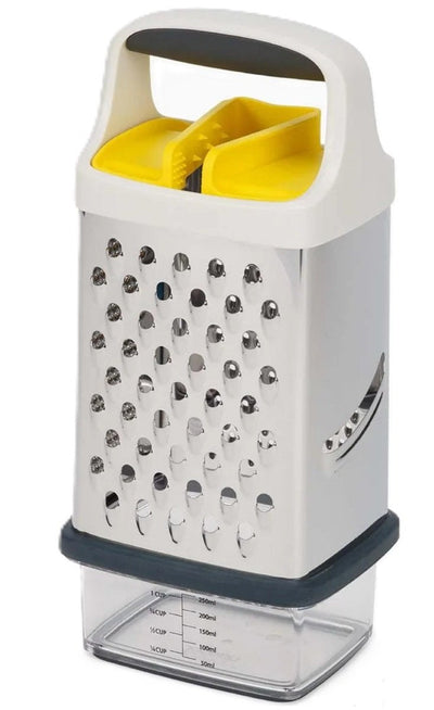 Joseph 20225 Cortador Verduras Espiral Or Grater Manual Box Ralladora Steel Inoxidable, Transparent White — image 1