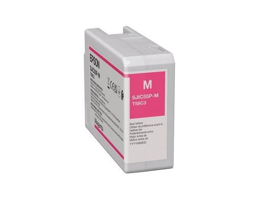 Epson SJIC55(M) Ink Cartridge 1 Pieces Genuine Magenta