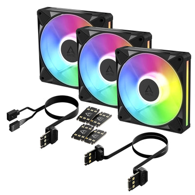 Arctic Fan PC Bionix P14 A-rgb Black White Pack 3, 140MM) ACFAN00341A — image 1