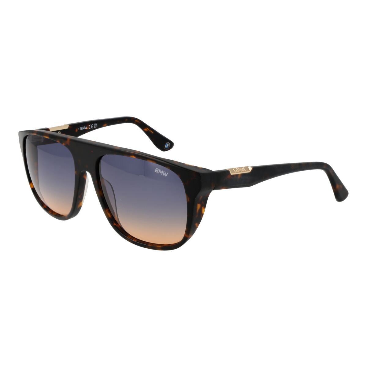 Bmw Men's Sunglasses Bmw Bw0041-H 5852W Black