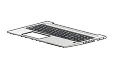 HP L45090-071 Refacción Notebook Housing Inferior With Keyboard