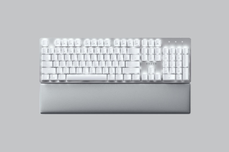 Razer Teclado English Pro Tipo Ultra USB + RF Inalámbrico + Bluetooth QWERTY Ee. Uu. Plata Blanco