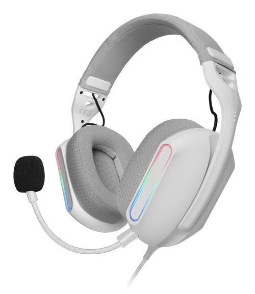 Mars Gaming Headphones Gaming With Microphone Mh-pro Jack 3.5 USB White — image 1