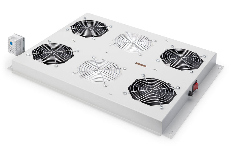 Digitus Accesorios Fan Rack 4 Units Thermostat Switch Grey