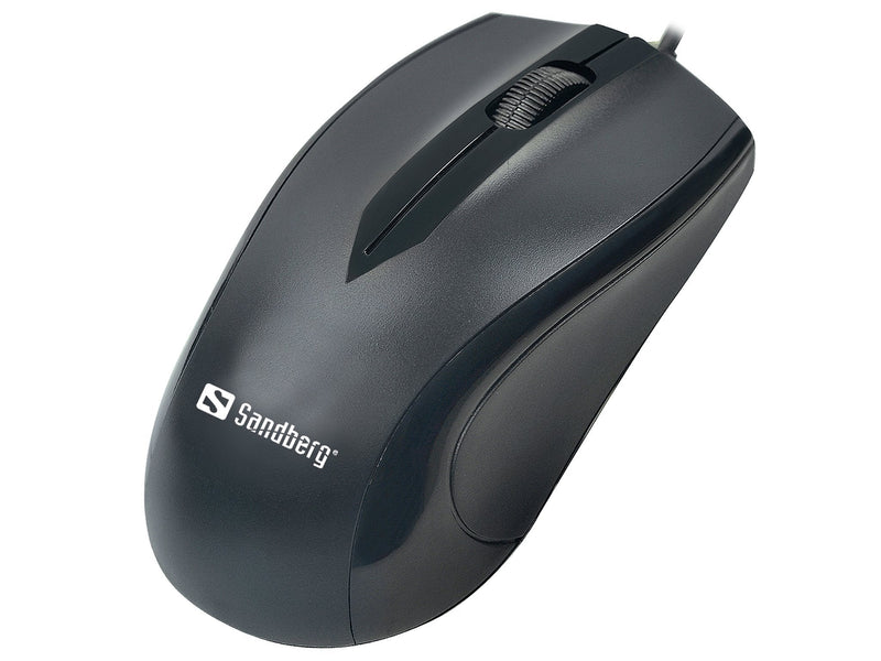 Sandberg Mouse USB 3 Buttons Black