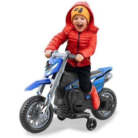 Jamara Ride-on Motorrad Power Bike 6V Blue 2 +