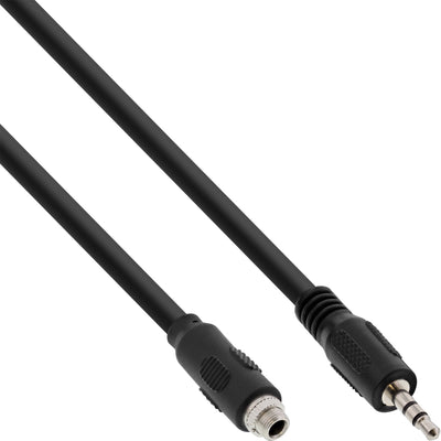 Inline Adapter Audio , Stereo Male/Female 3,5MM With Rosca, 0,6M — image 1